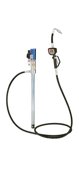 PNEUMATSKA PUMPA ZA PRETAKANJE ULJA ZA BACVE 220LSA MJERACEM I CRIJEVOM 5:1