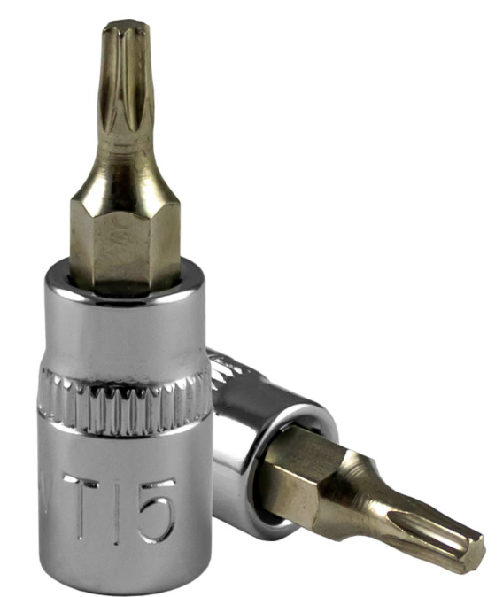 NASADNI ODVIJAČ TORX (TX) 25 MM KROMIRANI