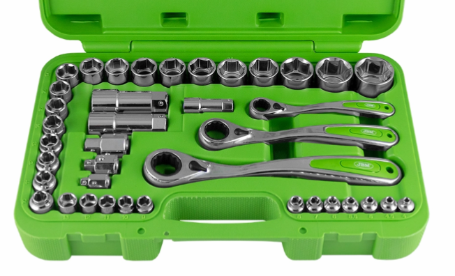 SET NASADNIH KLJUCEVA SA PROLAZNIM RACNAMA 39-DIJELNINA 1/4,3/8 I 1/2”6 KANTNI