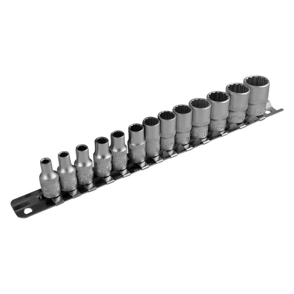 SET NASADNIH KLJUCEVA NA DRZACU 1/4” OD 4-14mm 12-KANTNI