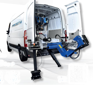 S562 UREDJAJ ZA MONTAZU I DEM. TERETNIH GUMA- 13” – 27” ZA MOBILNI VULK. SERVIS